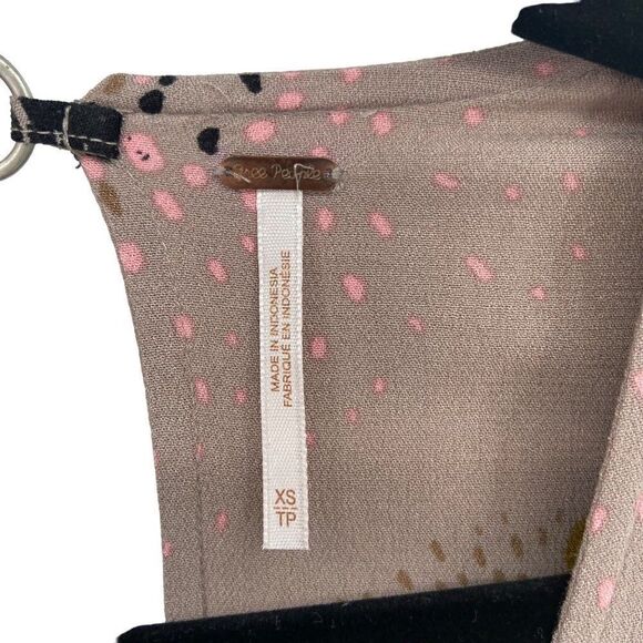 FREE PEOPLE Lovely Day Floral Printed Tie Tunic Size XS - Picture 5 of 12